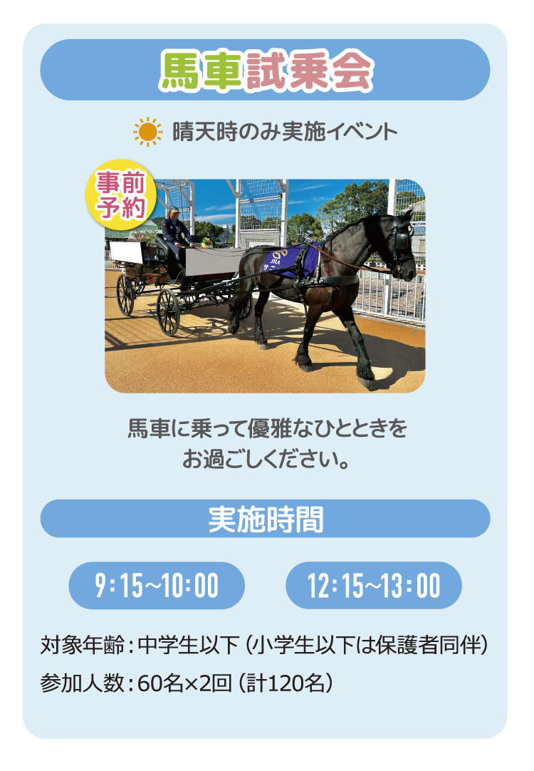 馬車試乗会