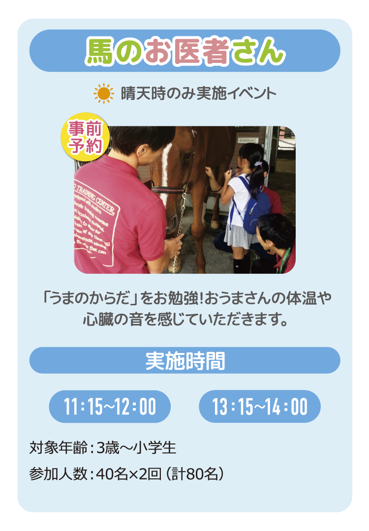 馬のお医者さん